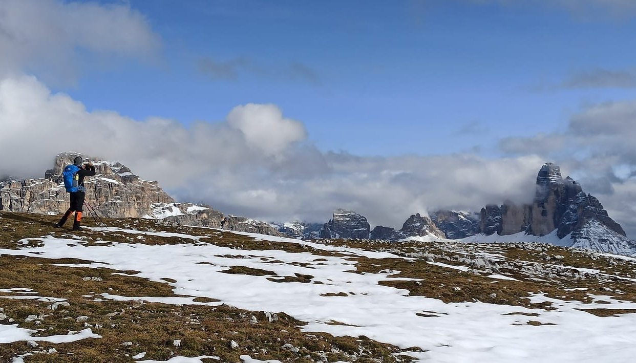 Panorama dolomiti strudelkopf