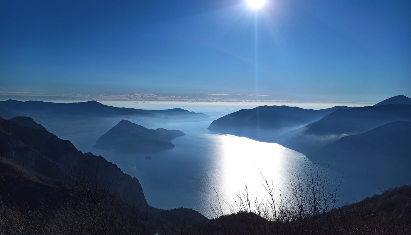 panorama lago iseo corna trentapassi