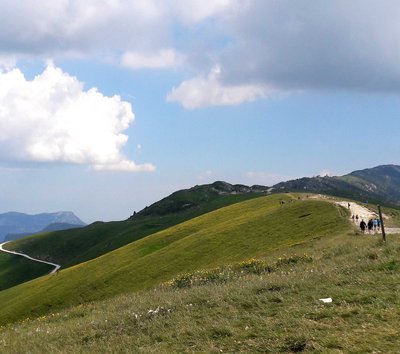 vista cresta baldo sentiero